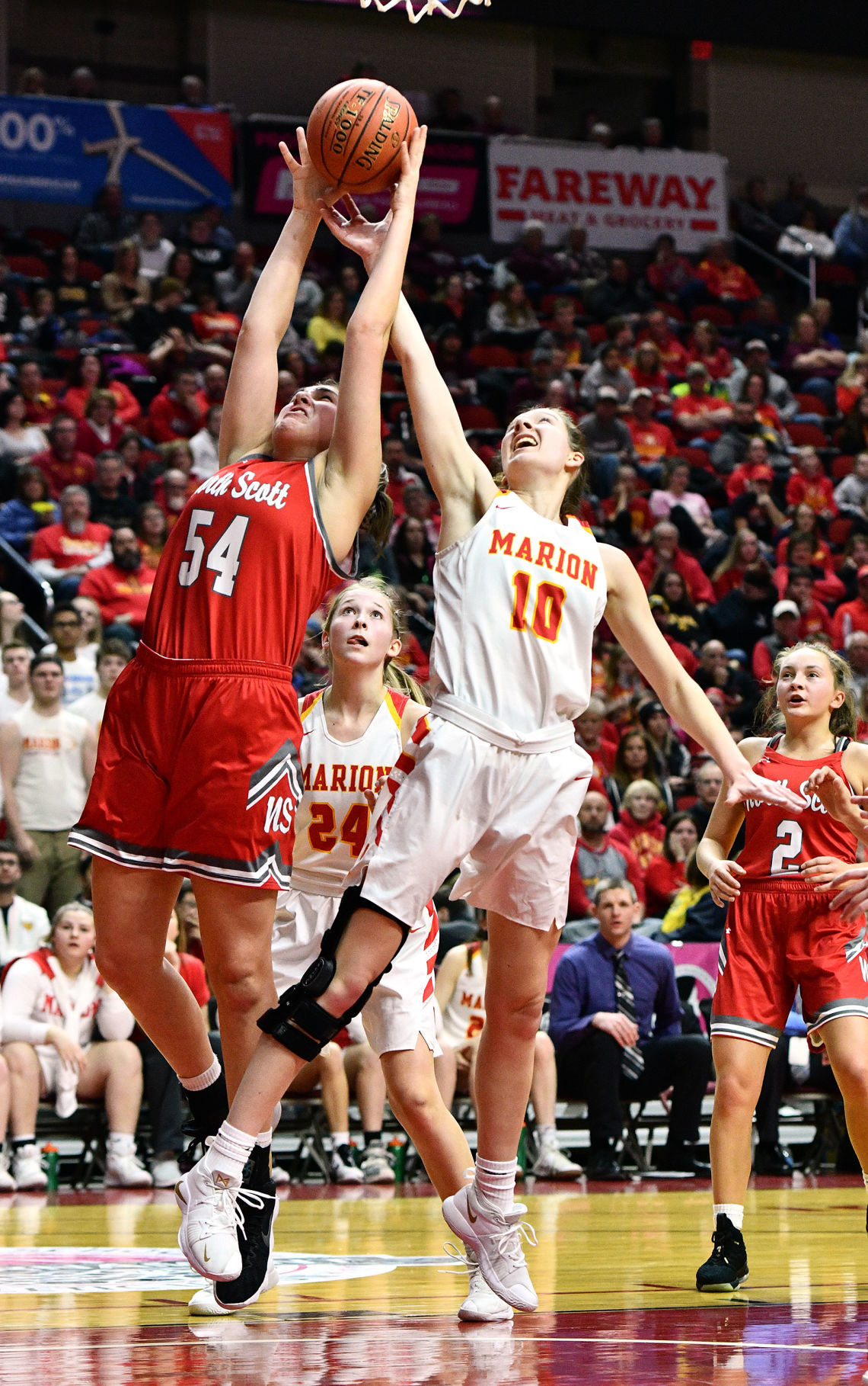 North Scott vs Marion girls state basketball